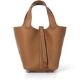 Hermès Biscuit Clemence Picotin Lock 18 Gold Hardware