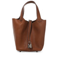 Hermès Fauve Barenia Picotin Lock 18 Palladium Hardware