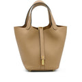 Hermès Chai Clemence Picotin Lock 18 Gold Hardware