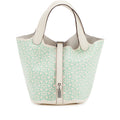 Hermès Nata Lucky Daisy Swift Picotin Lock 18 Palladium Hardware
