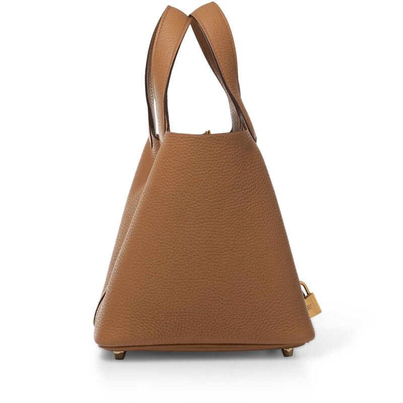 Hermès Biscuit Clemence Picotin Lock 18 Gold Hardware