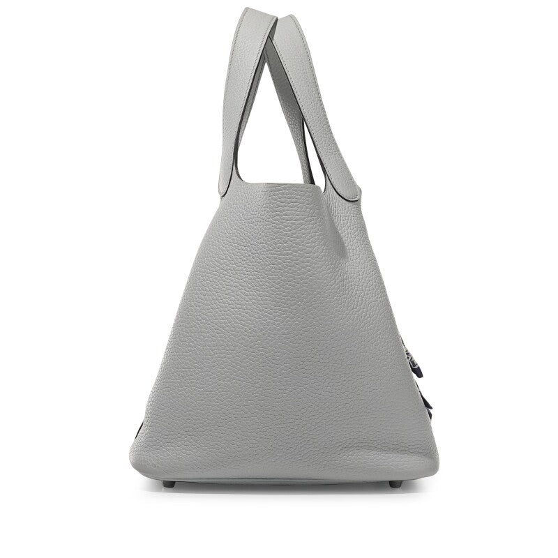 Hermès Bleu Pale Clemence Picotin Lock 22 Palladium Hardware