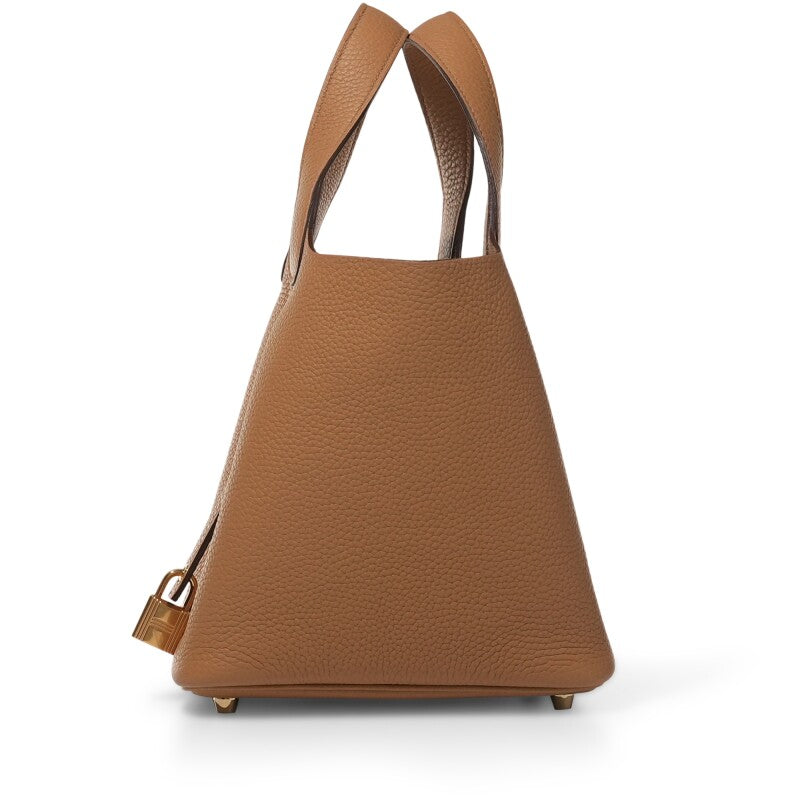 Hermès Biscuit Clemence Picotin Lock 18 Gold Hardware