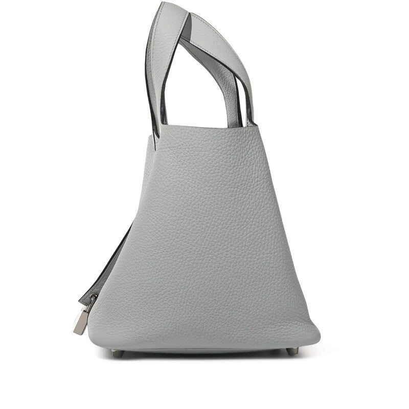 Hermès Bleu Pale Clemence Picotin Lock 18 Palladium Hardware
