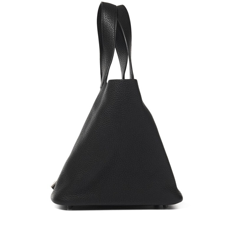 Hermès Black Clemence Picotin Lock 22 Palladium Hardware
