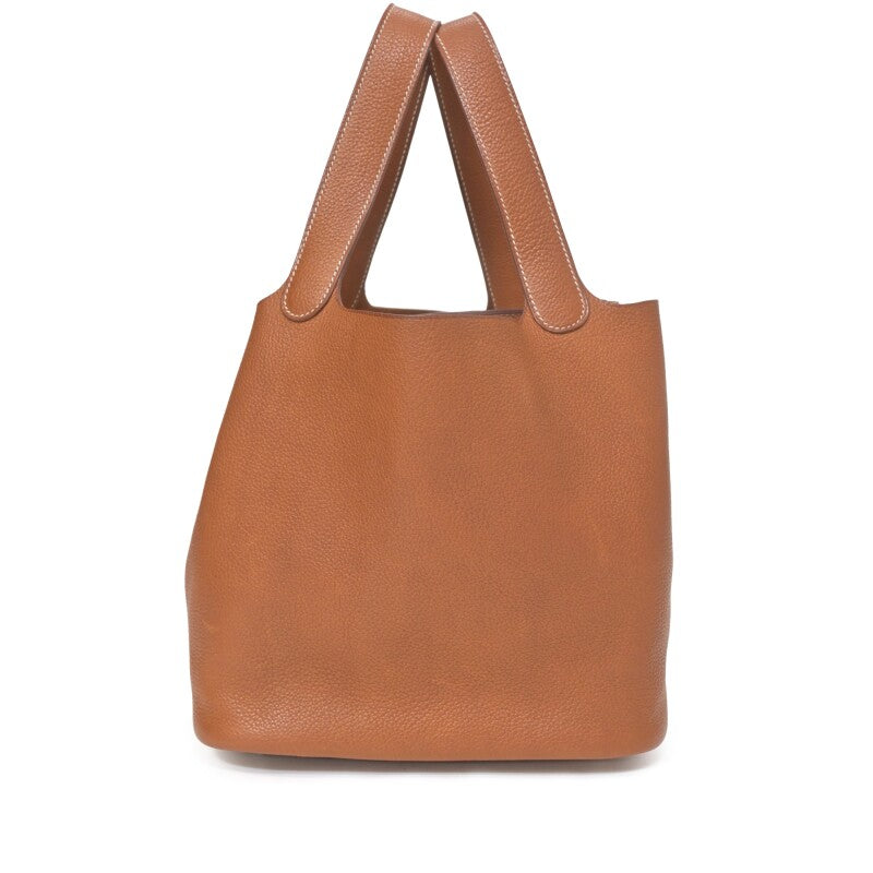 Hermès Fauve Barenia Picotin Lock 22 Palladium Hardware