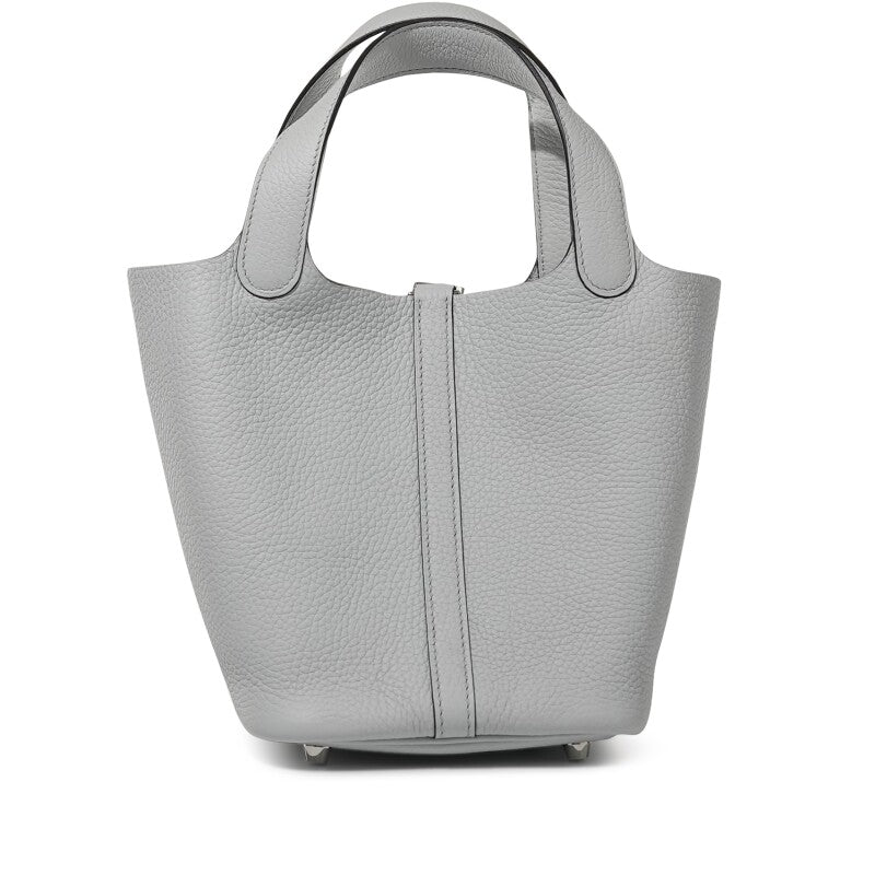Hermès Bleu Pale Clemence Picotin Lock 18 Palladium Hardware