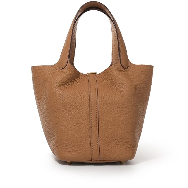 Hermès Biscuit Clemence Picotin Lock 18 Gold Hardware