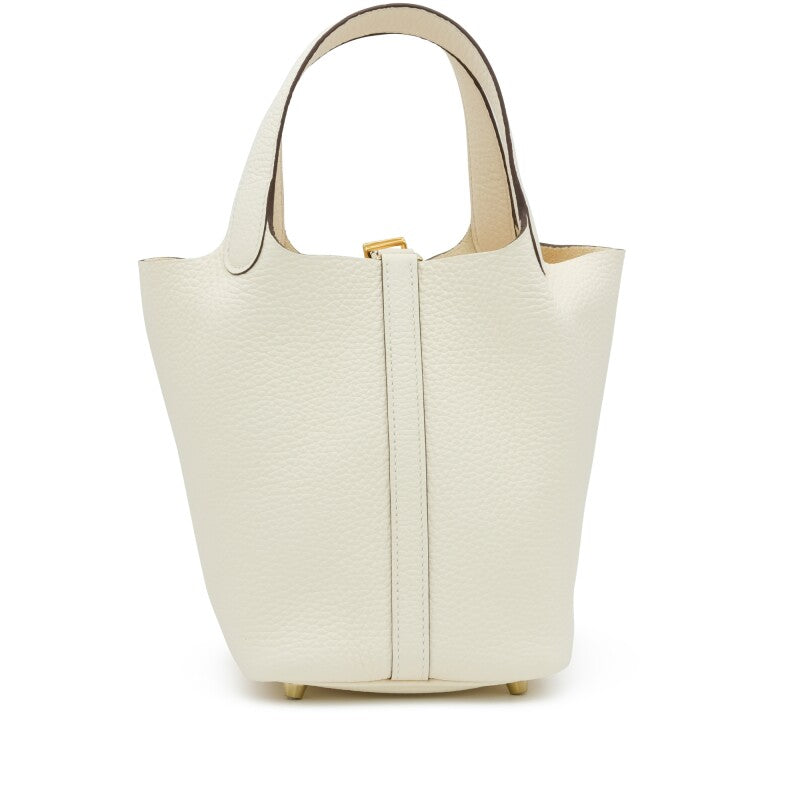 Hermès Nata Clemence Picotin Lock 18 Gold Hardware