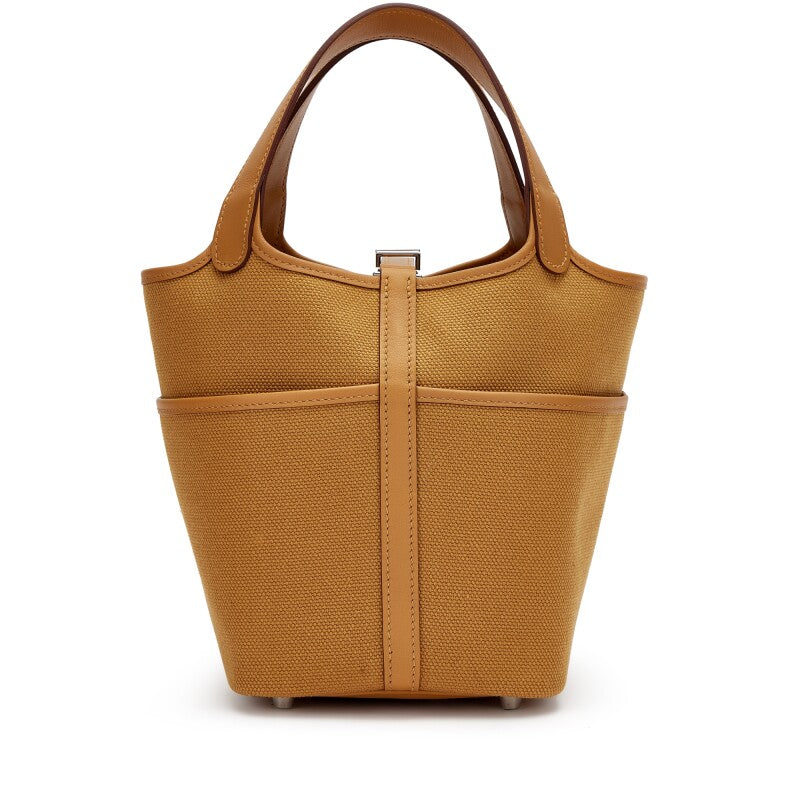 Hermès Sesame Swift and Toile Goeland Cargo Picotin Lock 18 Palladium Hardware