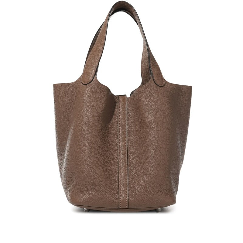 Hermès Beige de Weimar Clemence Picotin Lock 22 Palladium Hardware