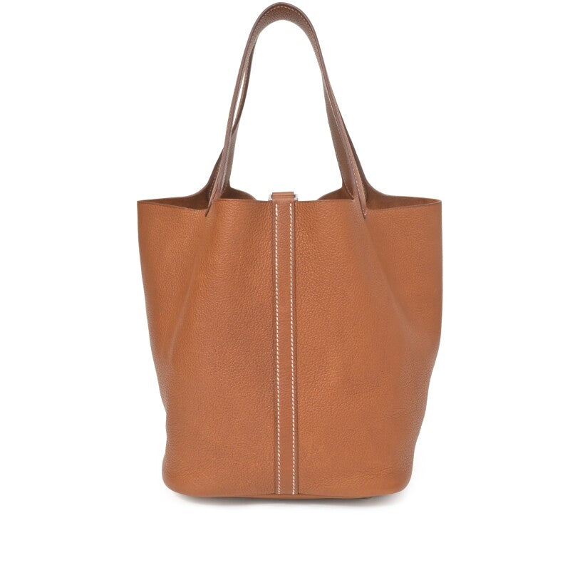 Hermès Fauve Barenia Picotin Lock 22 Palladium Hardware