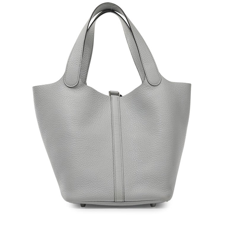 Hermès Bleu Pale Clemence Picotin Lock 22 Palladium Hardware