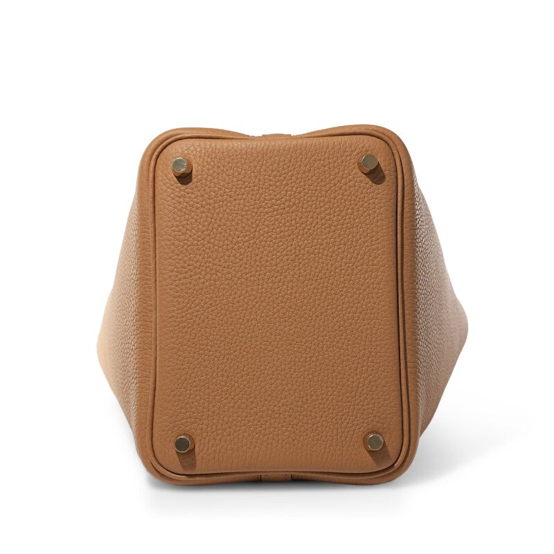 Hermès Biscuit Clemence Picotin Lock 18 Gold Hardware