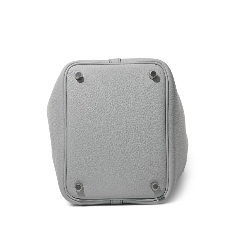 Hermès Bleu Pale Clemence Picotin Lock 18 Palladium Hardware
