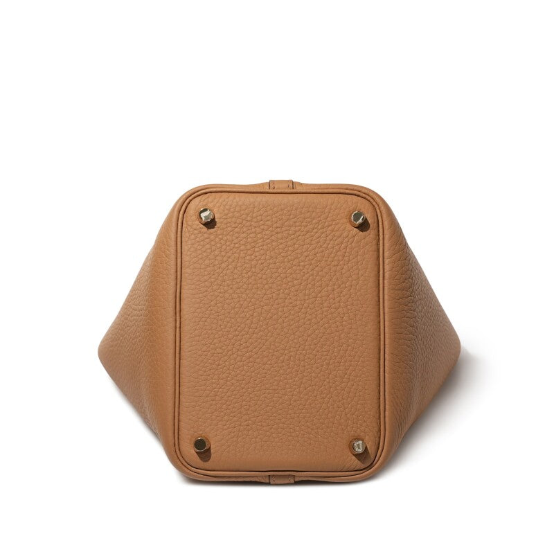 Hermès Biscuit Clemence Picotin Lock 18 Gold Hardware