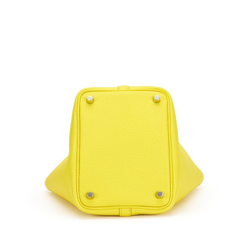 Hermès Lime Clemence Picotin Lock 18 Palladium Hardware