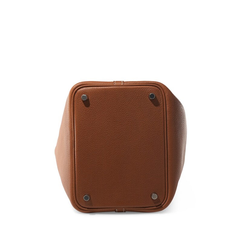 Hermès Fauve Barenia Picotin Lock 18 Palladium Hardware