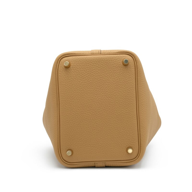 Hermès Biscuit Clemence Picotin Lock 18 Gold Hardware