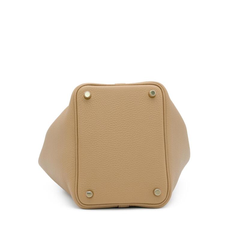 Hermès Chai Clemence Picotin Lock 18 Gold Hardware