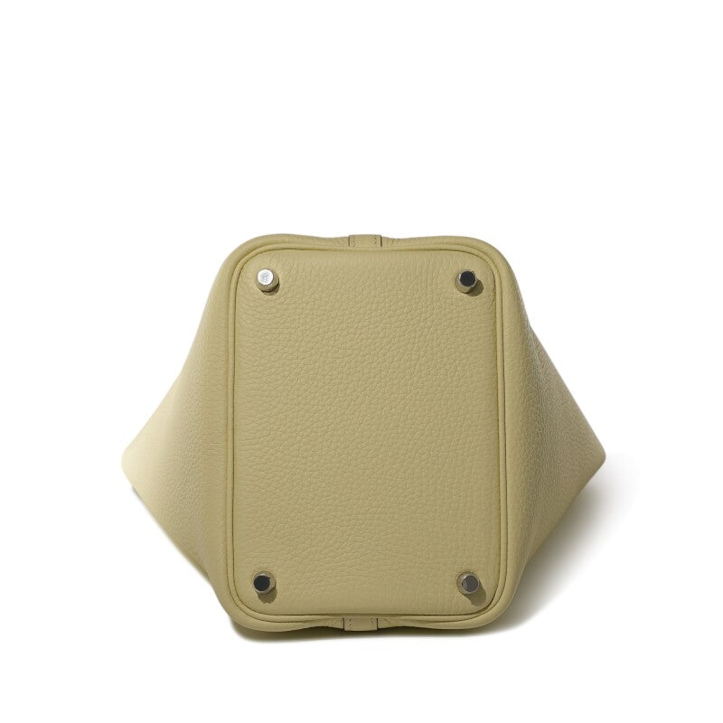 Hermès Jaune Milton Clemence Picotin Lock 18 Palladium Hardware