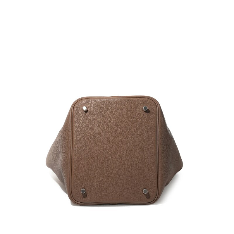 Hermès Beige de Weimar Clemence Picotin Lock 22 Palladium Hardware
