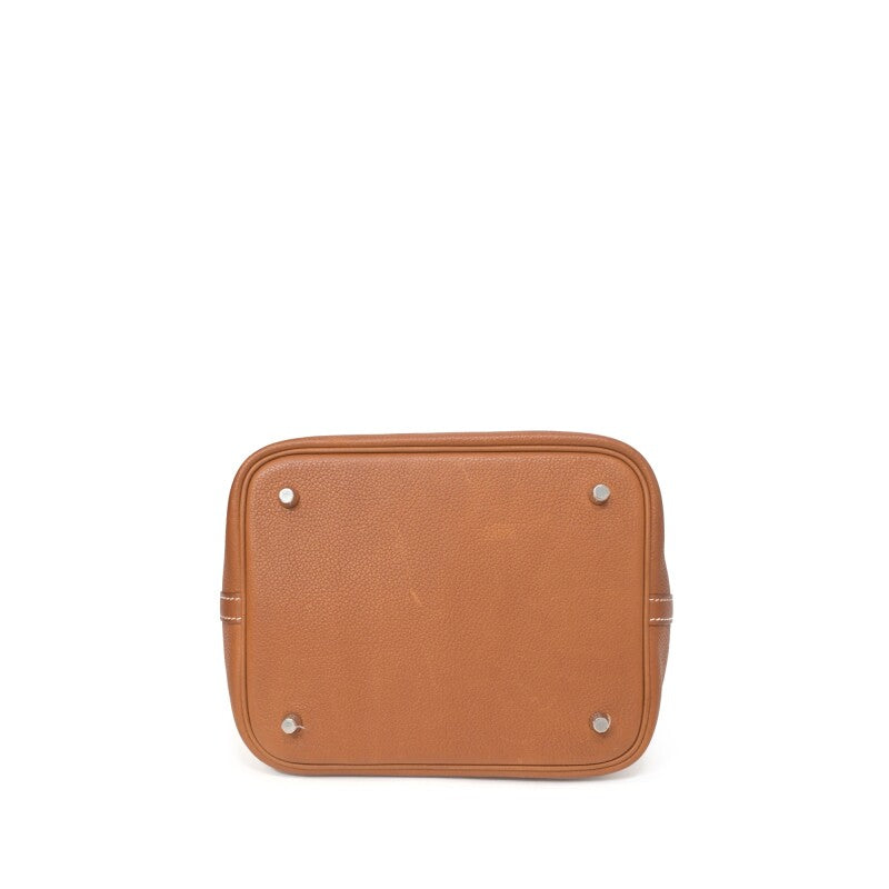 Hermès Fauve Barenia Picotin Lock 22 Palladium Hardware
