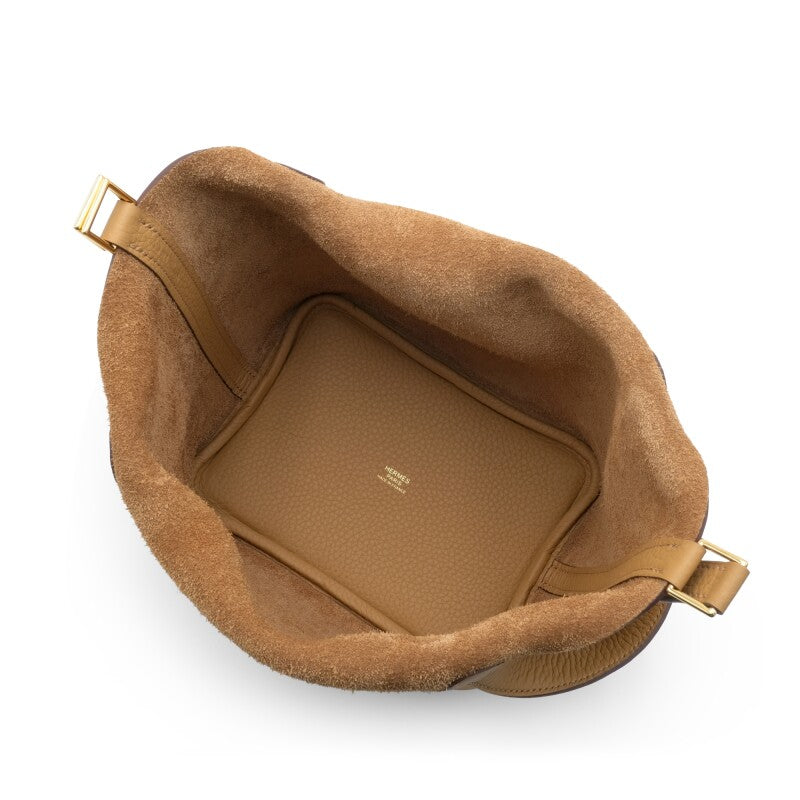 Hermès Biscuit Clemence Picotin Lock 18 Gold Hardware