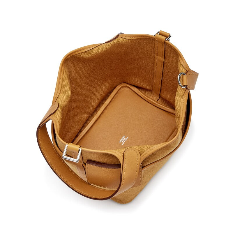 Hermès Sesame Swift and Toile Goeland Cargo Picotin Lock 18 Palladium Hardware