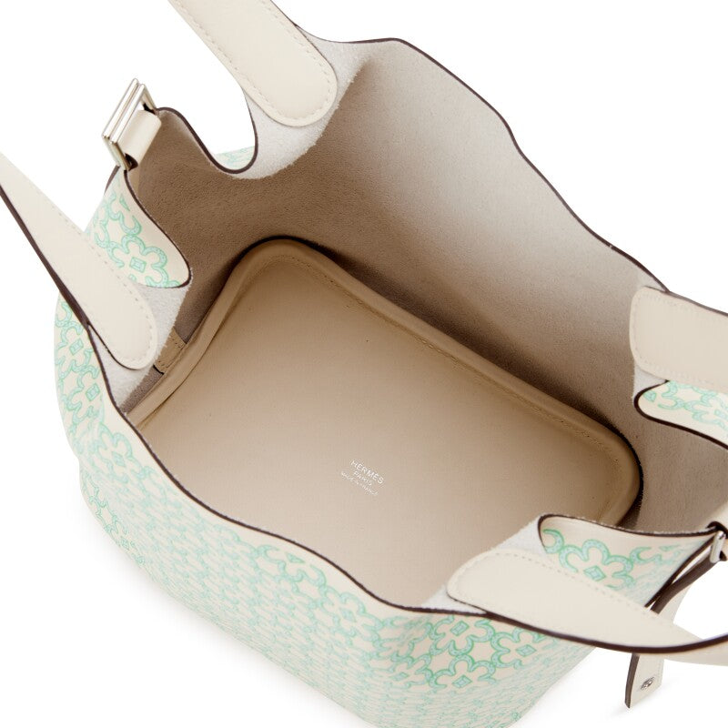 Hermès Nata Lucky Daisy Swift Picotin Lock 18 Palladium Hardware