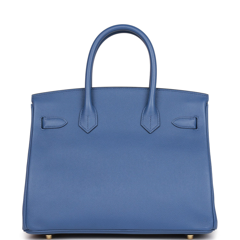 Hermès Birkin 30 Bleu Brighton Epsom Gold Hardware