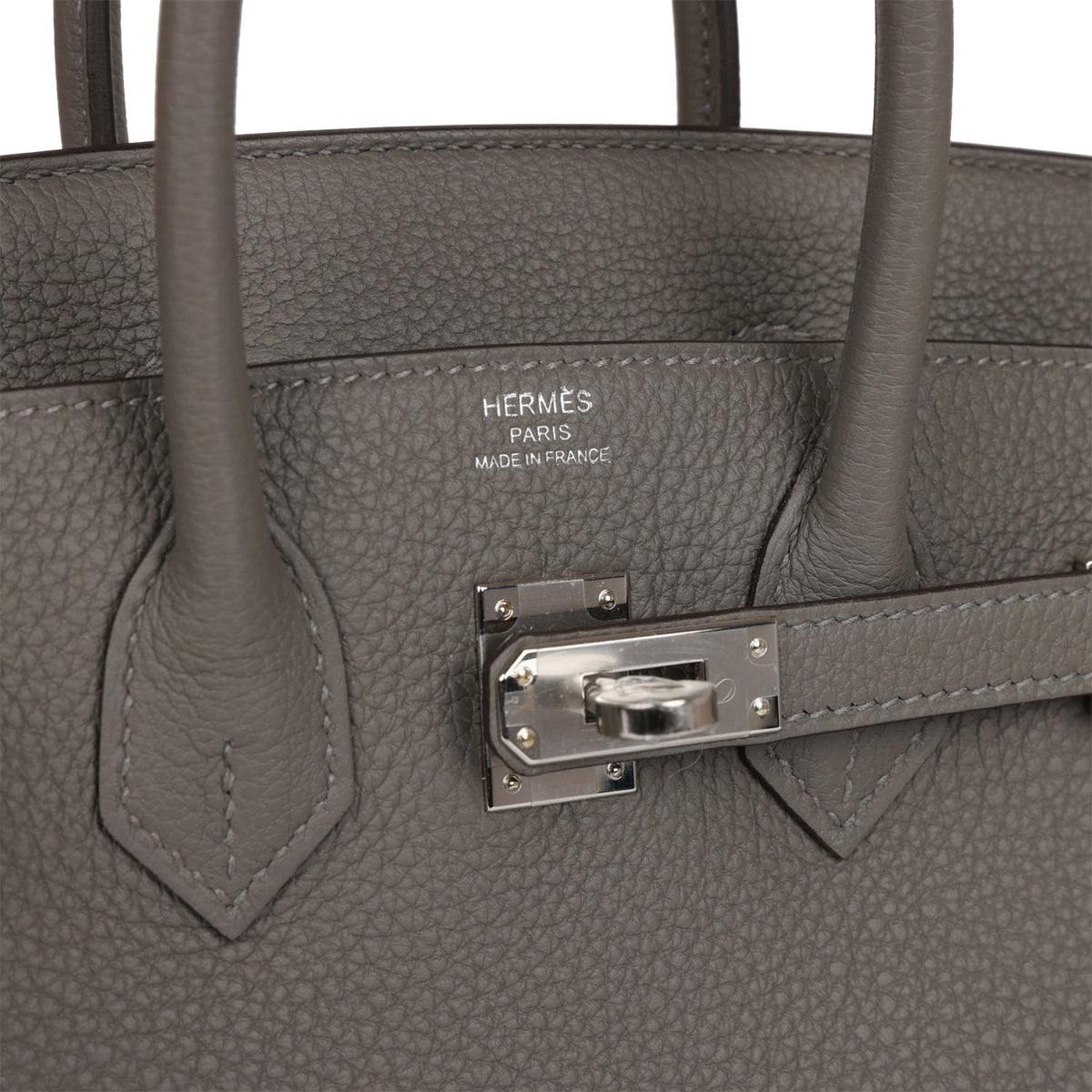 Hermès Birkin 25 Gris Meyer Togo Palladium Hardware