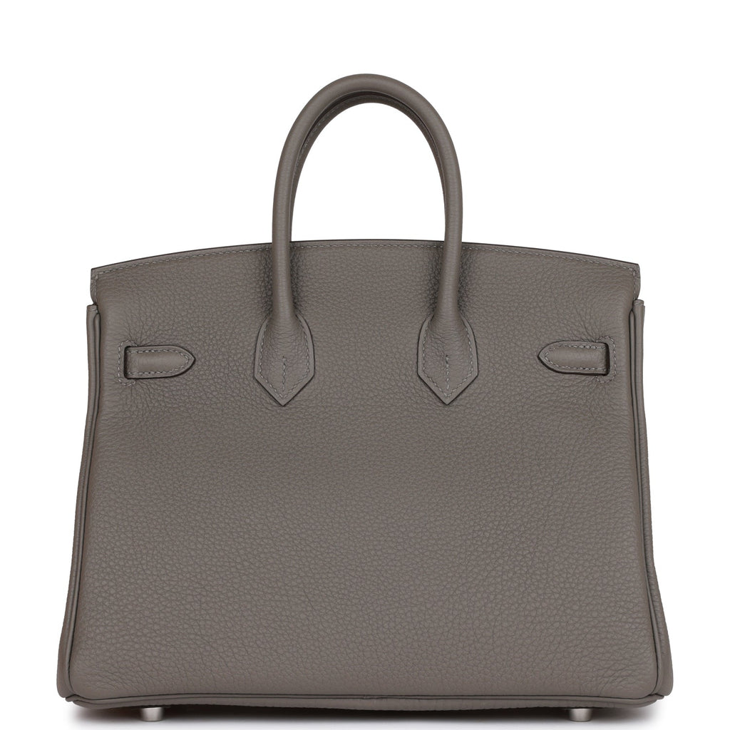 Hermès Birkin 25 Gris Meyer Togo Palladium Hardware