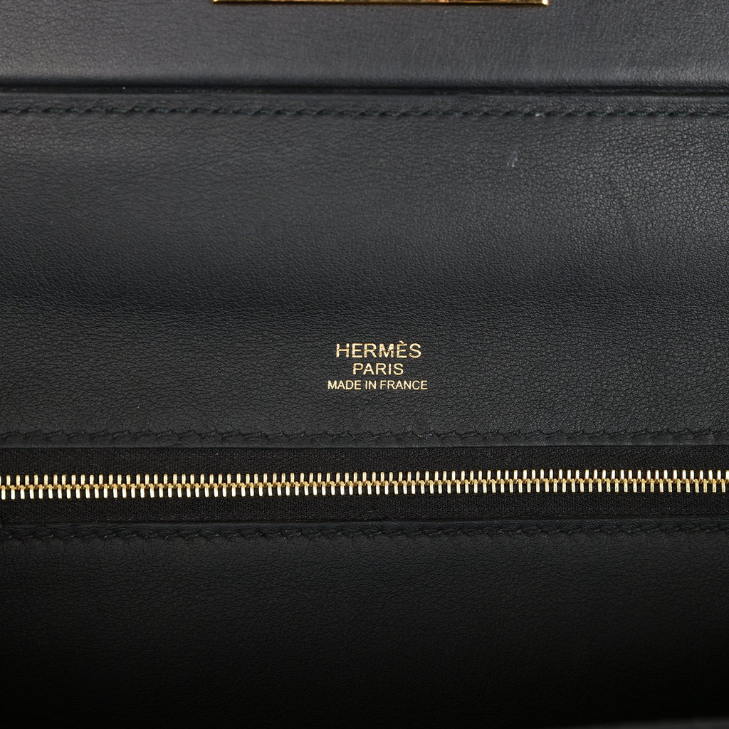 Hermès 24/24 Bag 29 Black Togo and Swift Gold Hardware