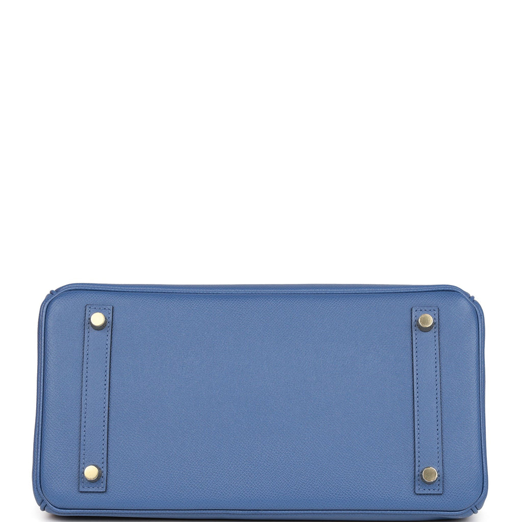 Hermès Birkin 30 Bleu Brighton Epsom Gold Hardware