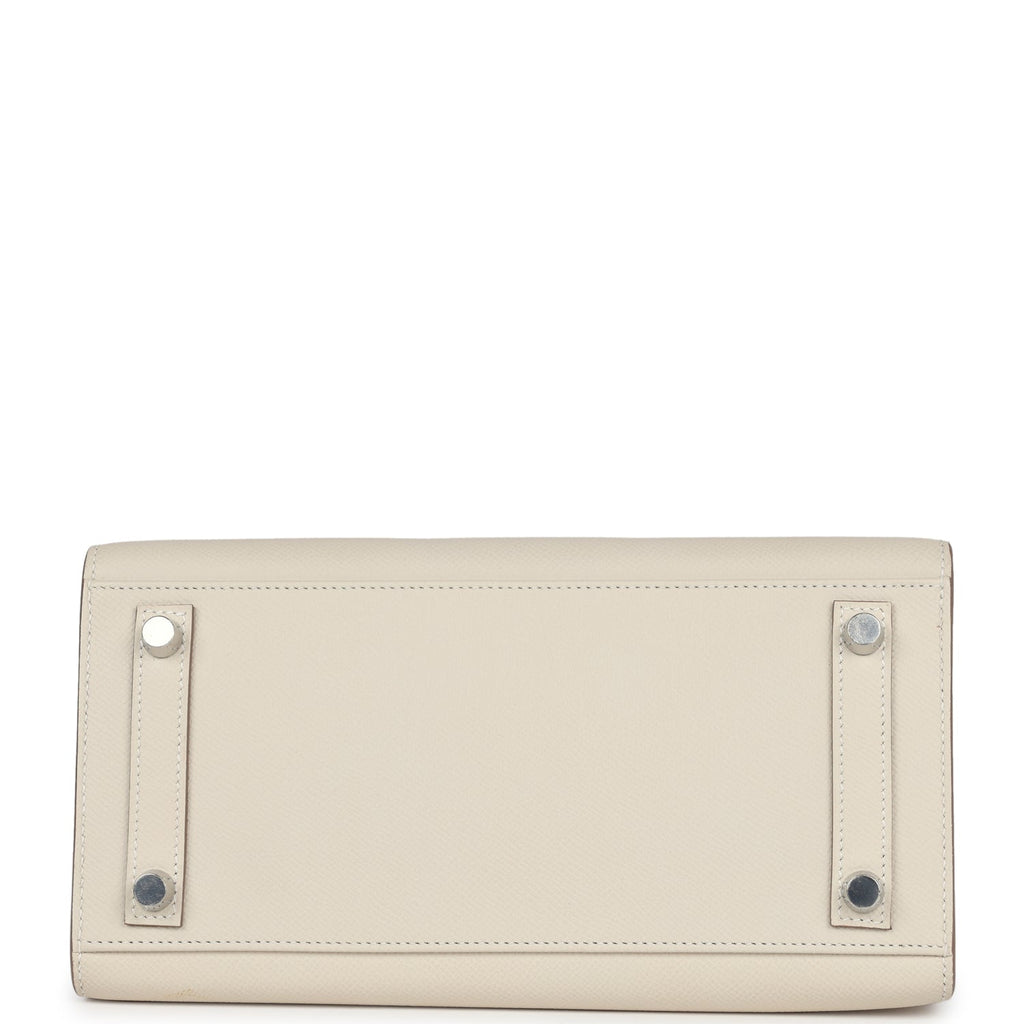 Hermès Birkin Sellier 25 Craie Epsom Palladium Hardware