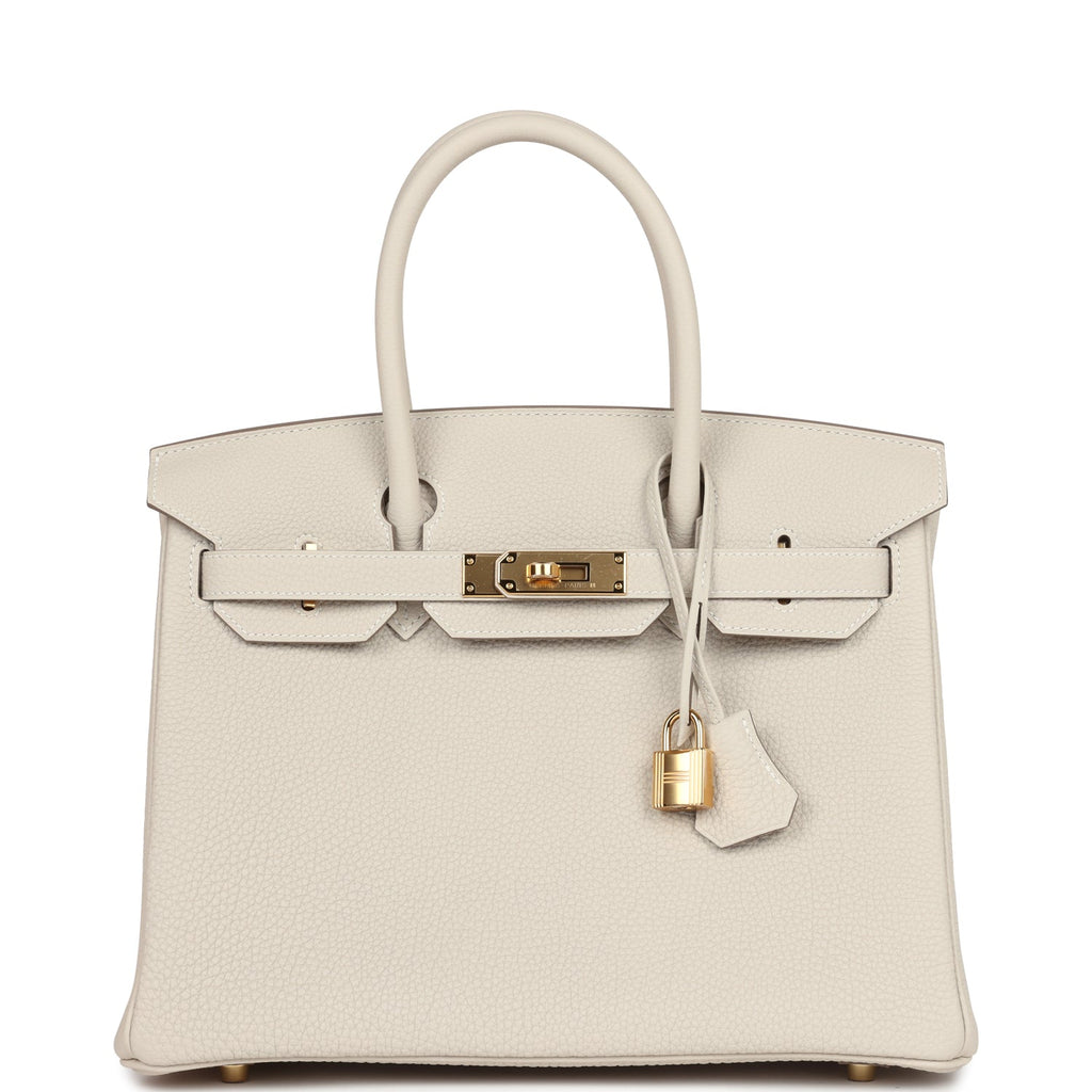 Hermès Birkin 30 Craie Togo Gold Hardware
