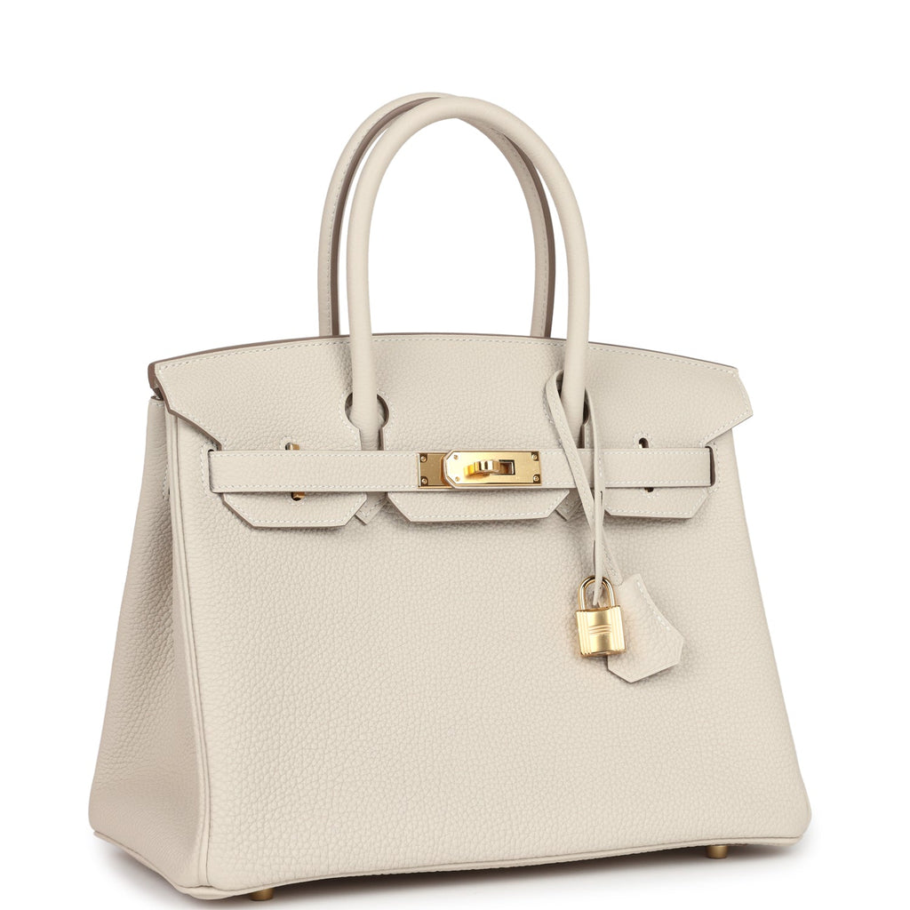 Hermès Birkin 30 Craie Togo Gold Hardware