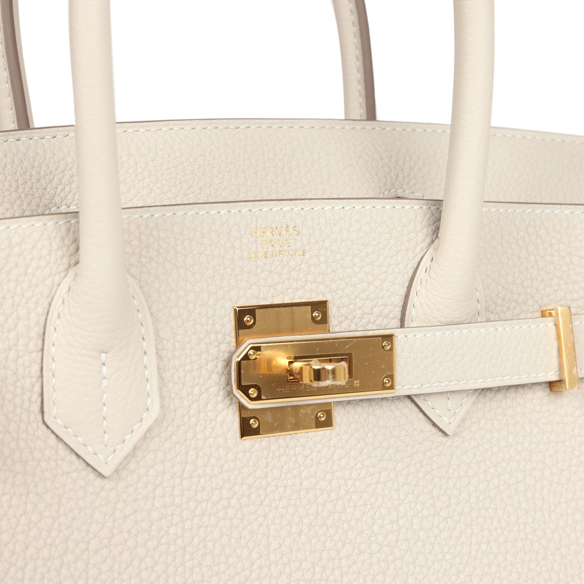 Hermès Birkin 30 Craie Togo Gold Hardware