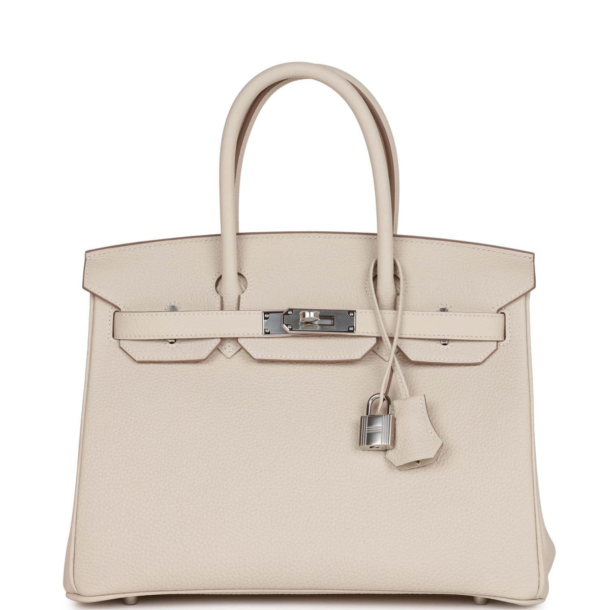 Hermès Birkin 30 Craie Togo Palladium Hardware