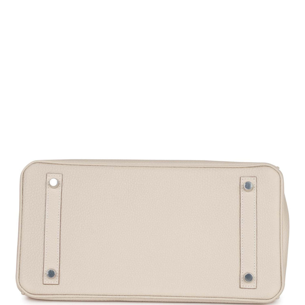 Hermès Birkin 30 Craie Togo Palladium Hardware