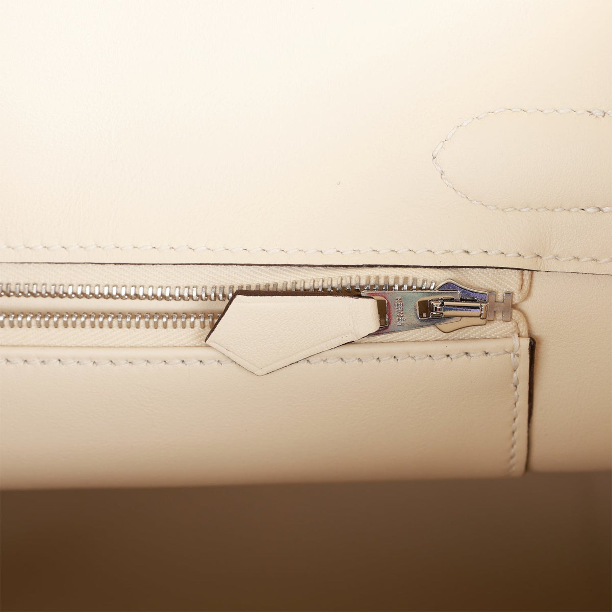 Hermès Birkin 30 Glycine Grizzly and Nata Swift Palladium Hardware