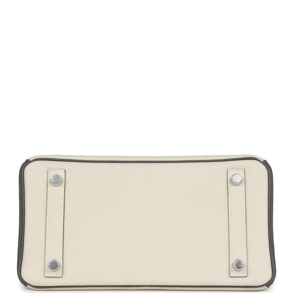 Hermès Special Order (HSS) Birkin 25 Beton and Etain Togo Brushed Palladium Hardware
