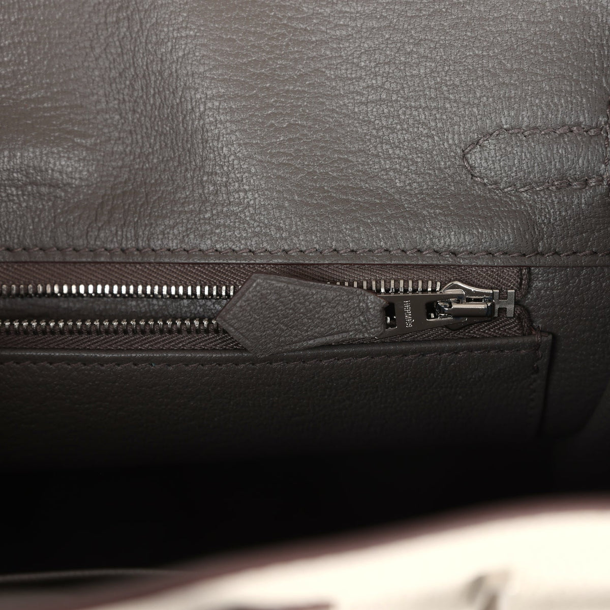 Hermès Special Order (HSS) Birkin 25 Beton and Etain Togo Brushed Palladium Hardware