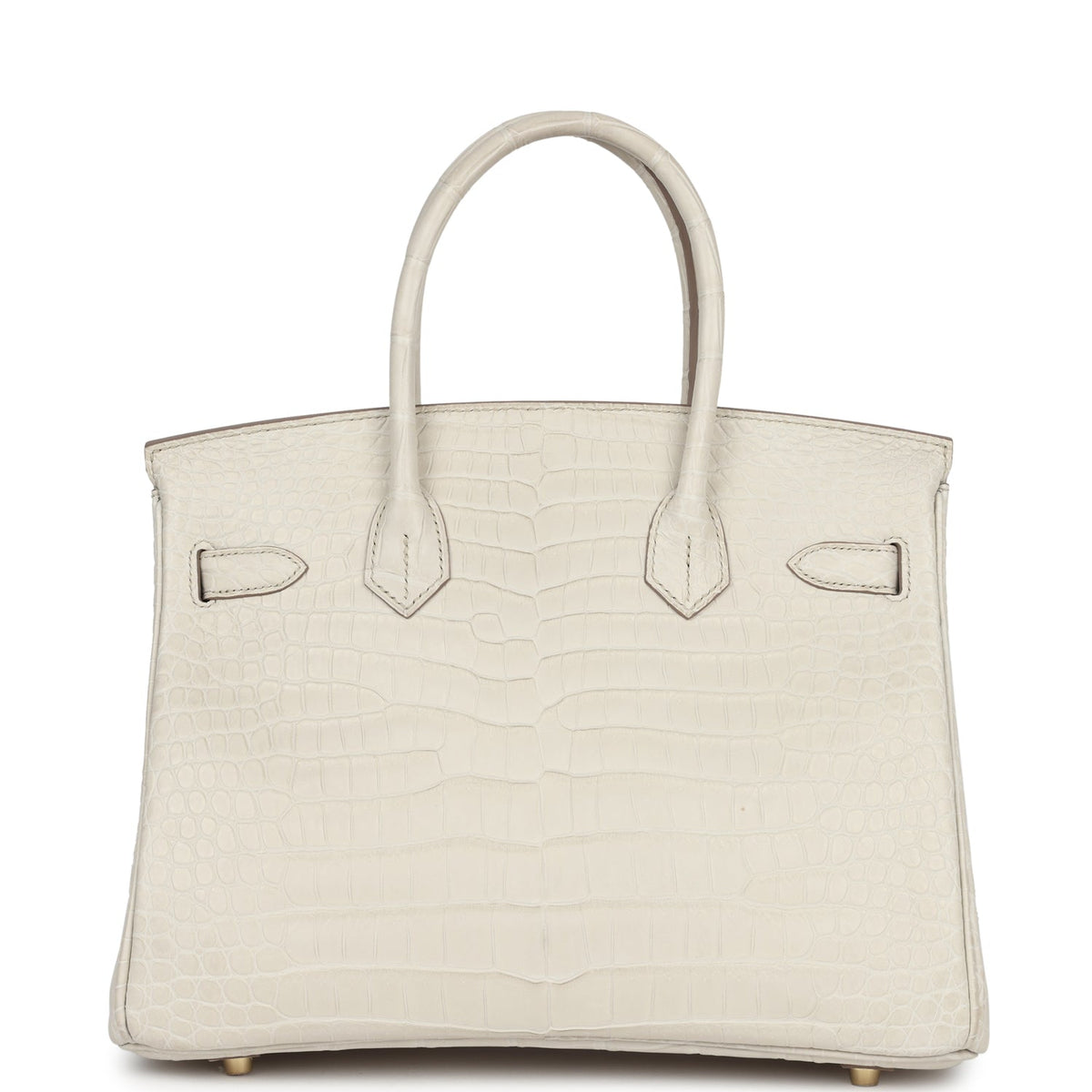 Hermès Birkin 30 Beton Matte Faux Leather Gold Hardware
