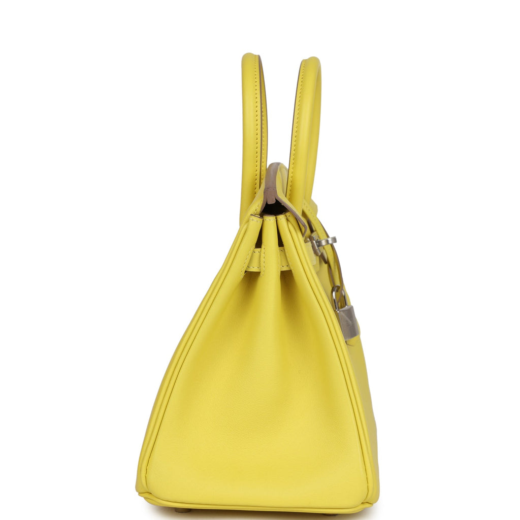Hermès Birkin 25 Lime Swift Palladium Hardware