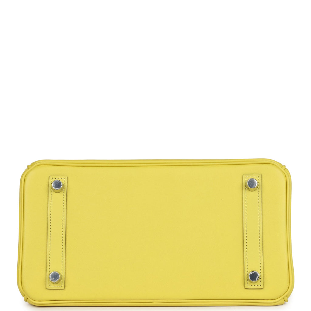 Hermès Birkin 25 Lime Swift Palladium Hardware