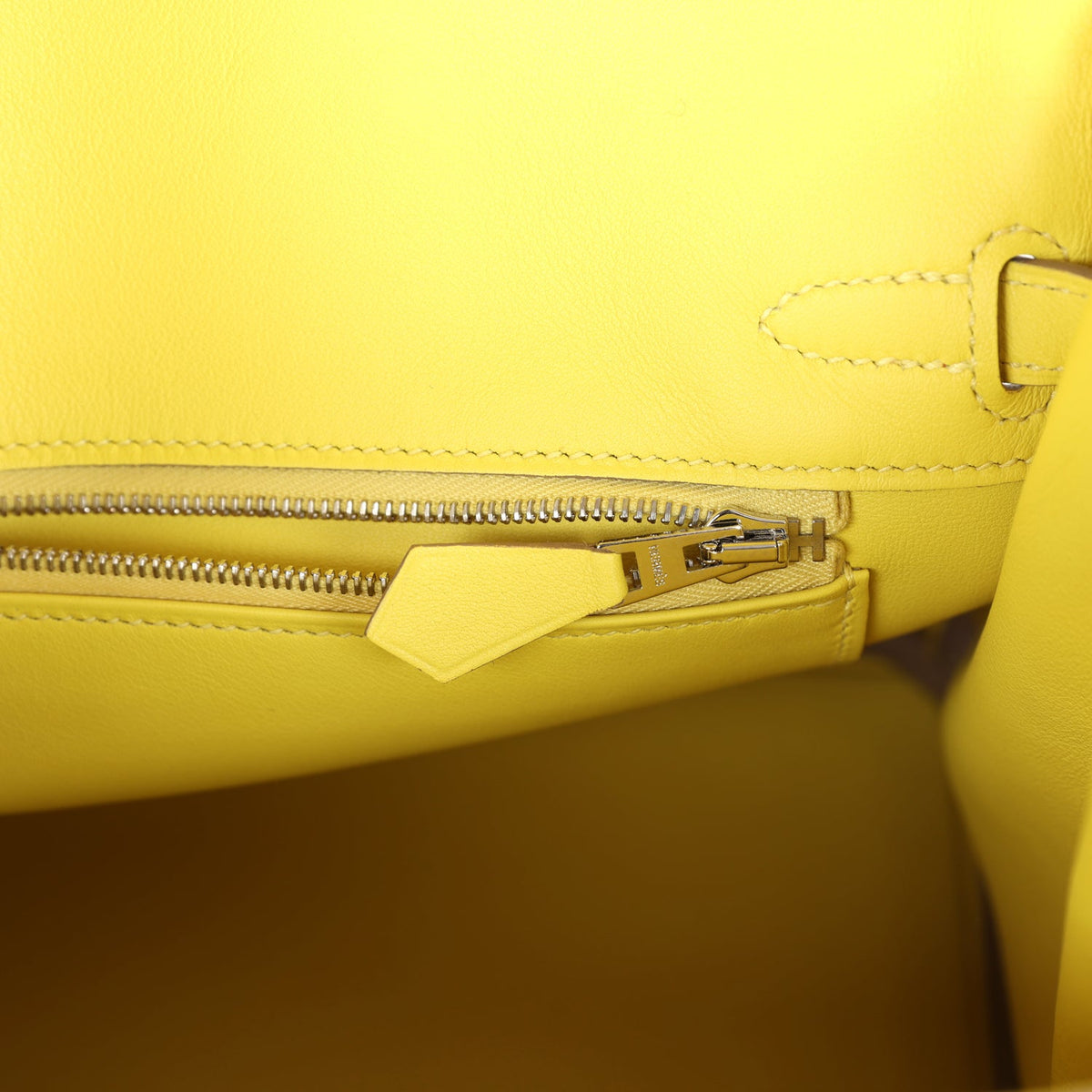 Hermès Birkin 25 Lime Swift Palladium Hardware