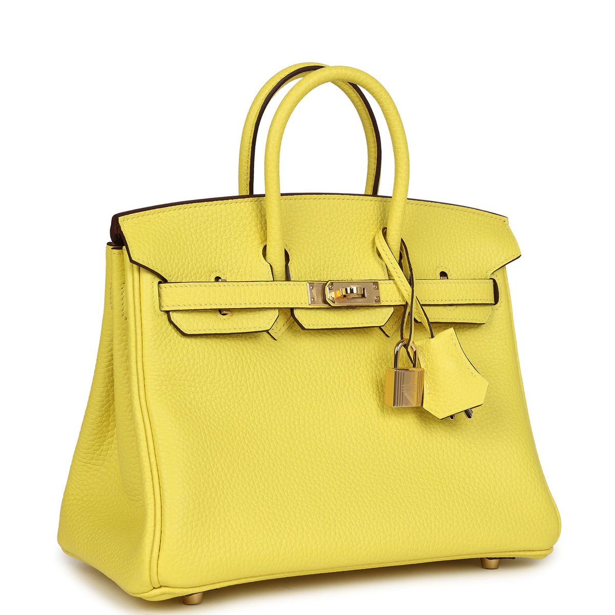 Hermès Special Order (HSS) Birkin 25 Lime Verso Clemence Rose Gold Hardware