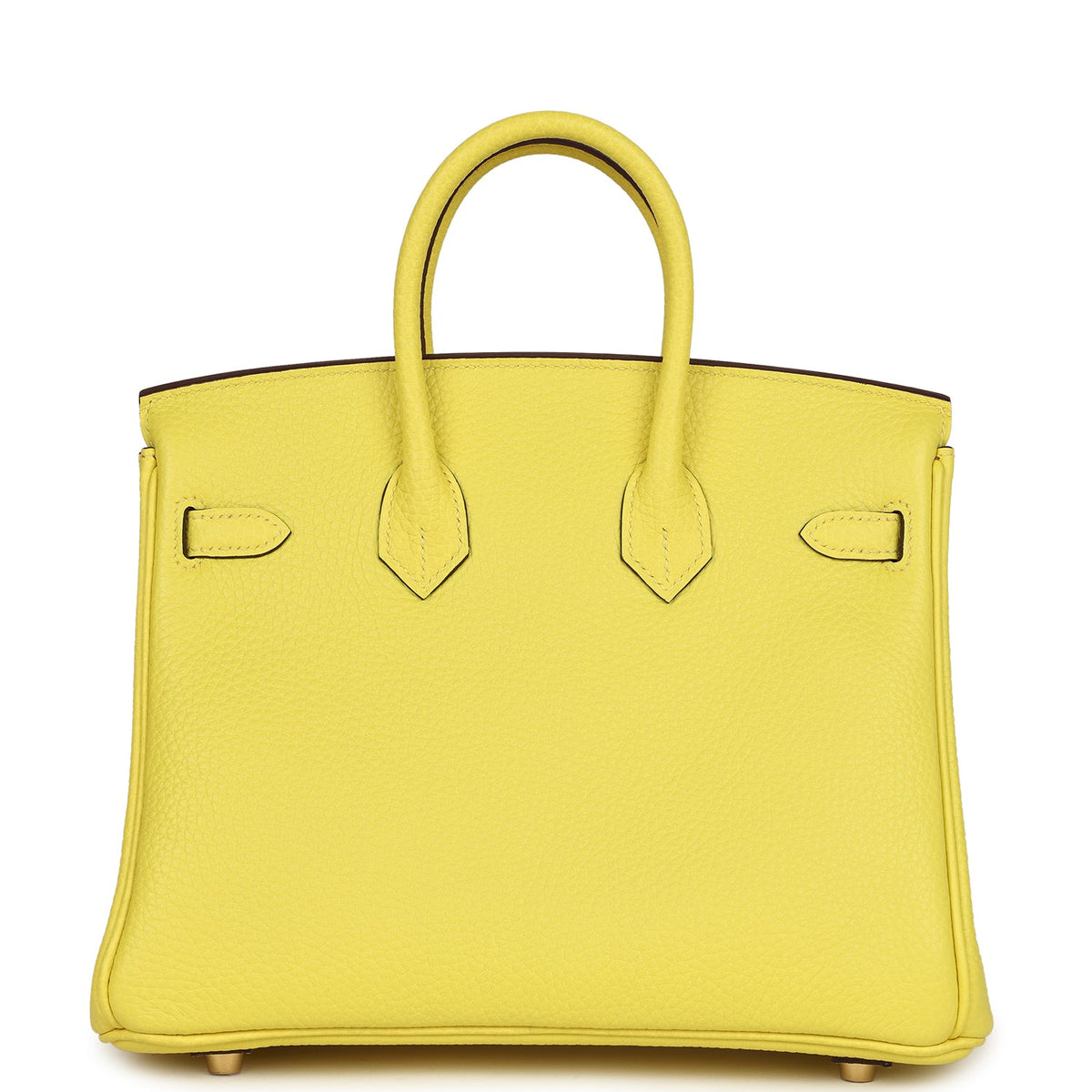 Hermès Special Order (HSS) Birkin 25 Lime Verso Clemence Rose Gold Hardware